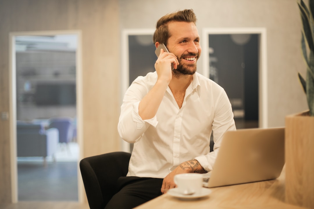 man with phone